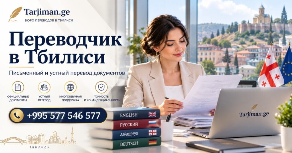 თარჯიმნის მომსახურება თბილისში, translator, переводчик